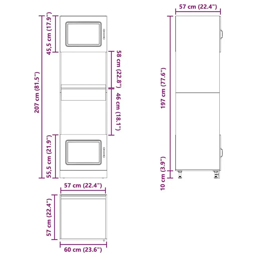 VidaXL 3315032 kitchen/dining storage cabinet 3315032 Photo 12