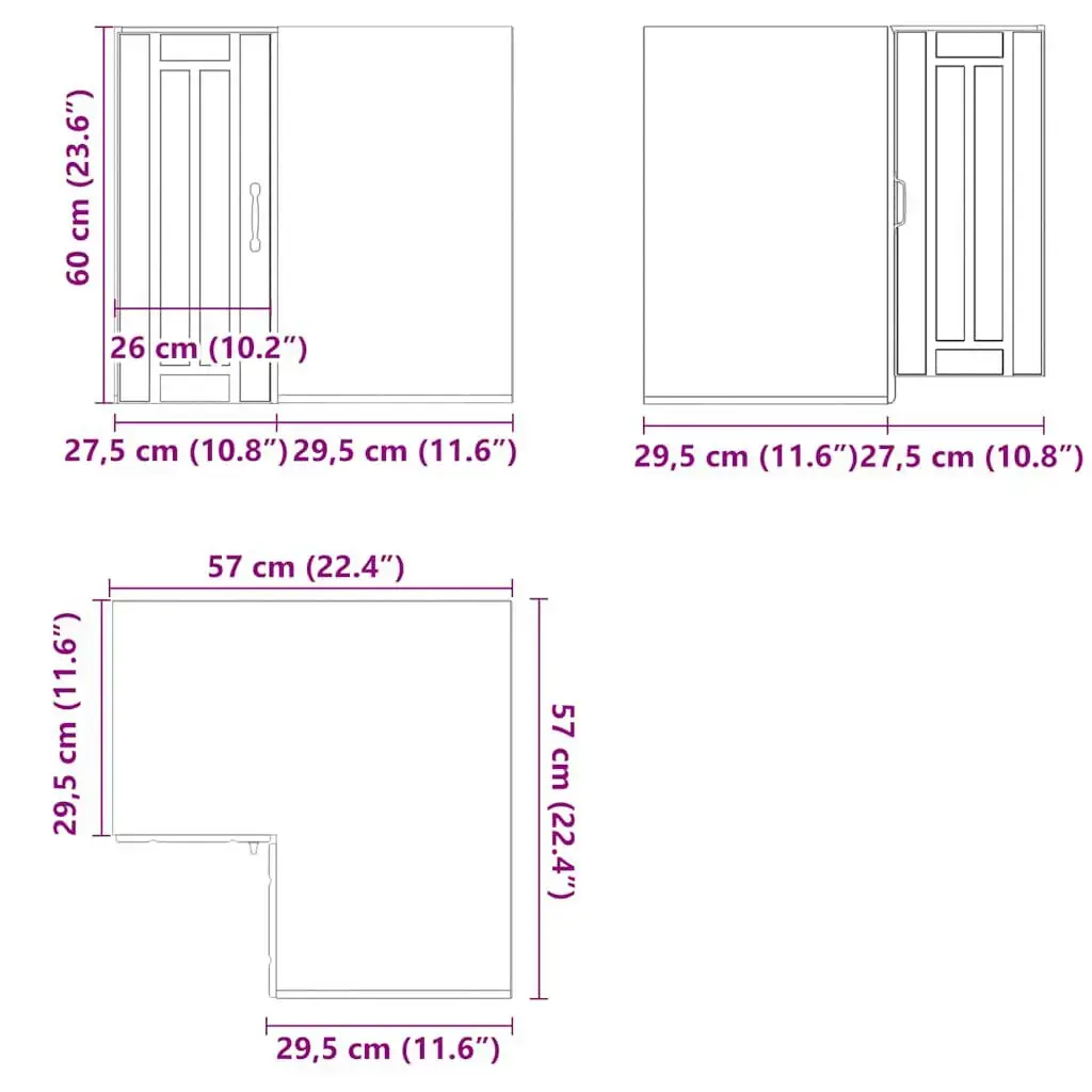 VidaXL 853858 kitchen/dining storage cabinet 853858 Photo 11