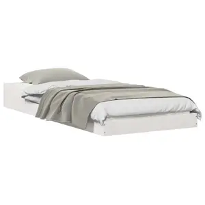 Каркас кровати VidaXL 80 x 220 см белый массив сосны