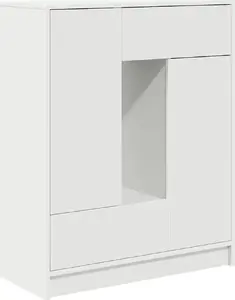 Chest cabinet with drawers and doors VidaXL 73 x 31 x 90 cm, white
