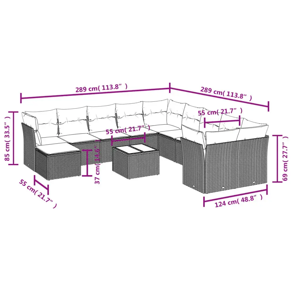 VidaXL 3218623 outdoor furniture set 3218623 Photo 3