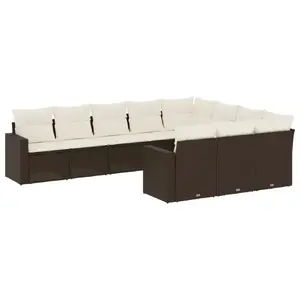 VidaXL 3251840 уличная скамейка Ротанг, Закаленное стекло