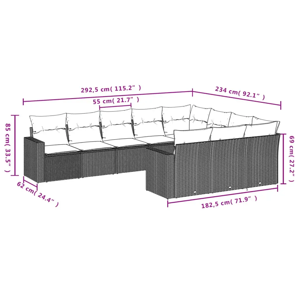 VidaXL 3251840 outdoor bench 3251840 Photo 3