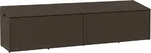 Outdoor Storage Chest VidaXL 220x50x58 cm brown – garden storage box