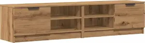 Тумбы под телевизор VidaXL, 2 шт., цвет дуб artisan, 80×35×36,5 см