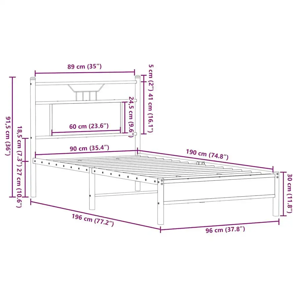 VidaXL 4106882 bed frame 4106882 Photo 10