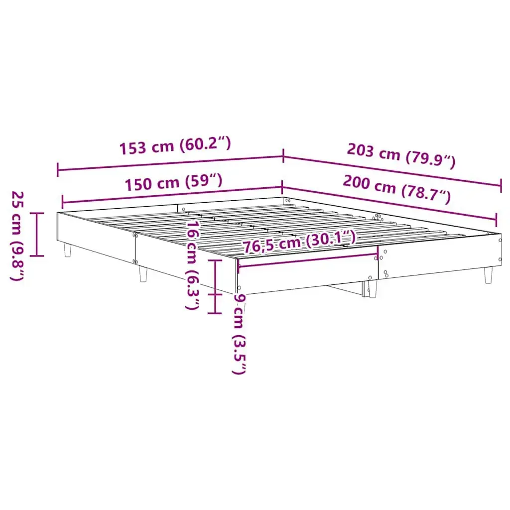 VidaXL 3328715 bed frame 3328715 Photo 10