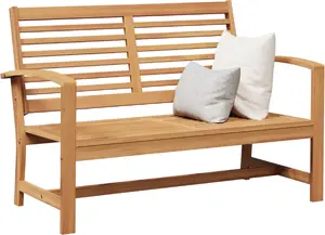 Dārza sols VidaXL 110 x 64 x 76.5 cm Brūns tējas koks