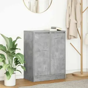 Комод VidaXL Komoda Betonowa Szara 57x34x76 см — склеенная древесина, серый