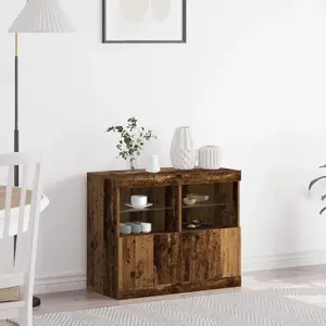 Буфет VidaXL 863030 прямоугольный деревенский шкаф для хранения