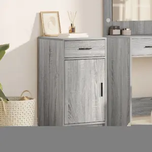 Компактная тумба‑буфет VidaXL 865069 — серый Sonoma, инженерная древесина