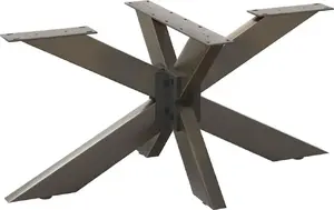 Ножки для кофейного столика VidaXL 4013111 сталь, 98 x 58 x 42–43 см с регулировкой высоты