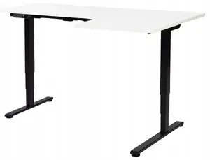 Письменный стол Beliani Destines 160 x 59 см черно-белый