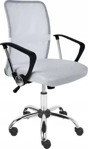 Biroja krēsls Beliani BEST — ergonomisks pagriežams krēsls saplaisājušā baltā krāsā