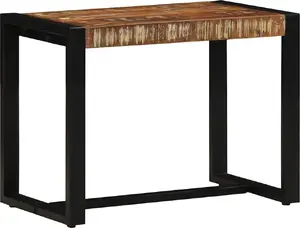 Скамья VidaXL многоцветная 60x35x45 см из восстановленной цельной древесины
