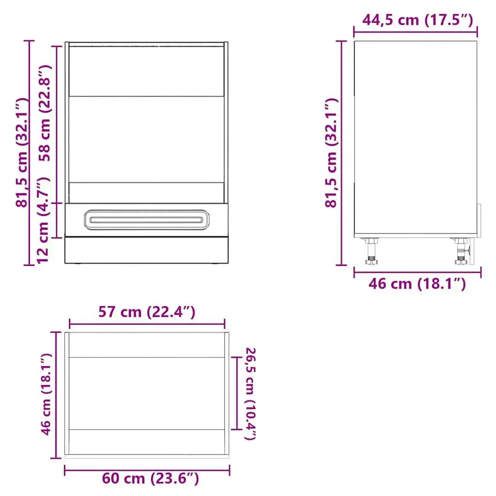 VidaXL 853526 kitchen/dining storage cabinet 853526 Photo 10