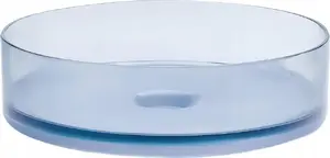 Washbasin Beliani TOLOSA round countertop basin Ø 36 cm blue