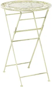 Āra bāra galds Beliani BIVIO 60 x 60 cm Metāls Gaiši zaļš
