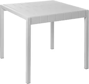 Dārza galds Beliani BARTICA 81 x 84 cm Pelēks