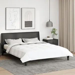 Duvet VidaXL 200 x 240 cm Polyester 105 gsm White Peach