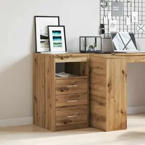 Комод VidaXL модель 856005, дубовый финиш, 40 x 50 x 76 см