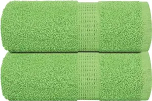Набор полотенец VidaXL 2 шт зелёные 30x30 см 360 г/м² 100% хлопок
