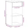 VidaXL 858722 nightstand/bedside table 858722 Photo 11