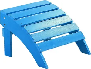 Уличная подставка для ног Shumee ADIRONDACK синяя — садовая подставка, модель 270168