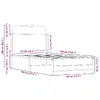 VidaXL 4100400 bed frame 4100400 Photo 9