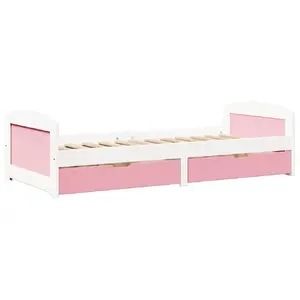 VidaXL 3314679 диван Диван-кровать Розовый, Белый