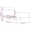 VidaXL 4100444 bed frame 4100444 Photo 9