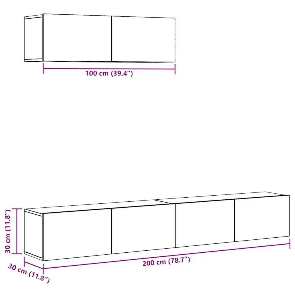 VidaXL 3329205 TV cabinet/entertainment center 3329205 Photo 7