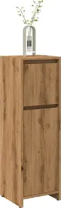 Шкаф для ванной VidaXL модель 856062, цвет дуб artisan, 30×30×95 см