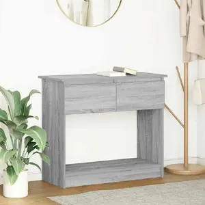Консоль с ящиками VidaXL модель 861396, цвет Серый Сонома, 85,5×38,5×74,5 см