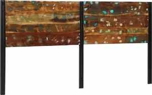Headboard VidaXL model 4017559 – 200 cm width, iron construction