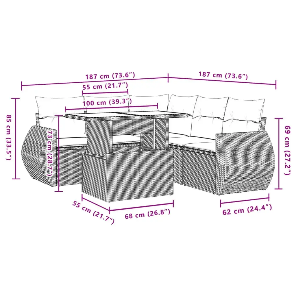 VidaXL 3268533 outdoor furniture set 3268533 Photo 10