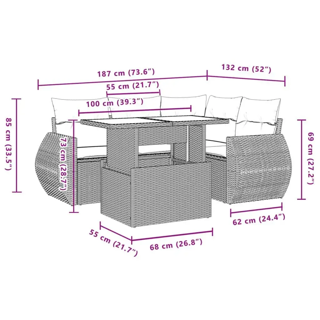 VidaXL 3268513 outdoor furniture set 3268513 Photo 10