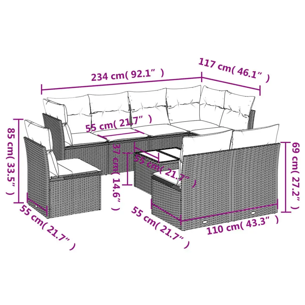 VidaXL 3217773 outdoor furniture set 3217773 Photo 3