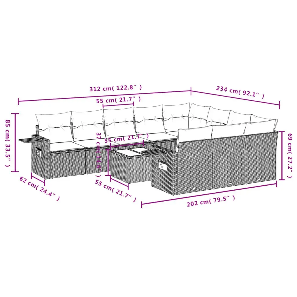 VidaXL 3220702 outdoor furniture set 3220702 Photo 9