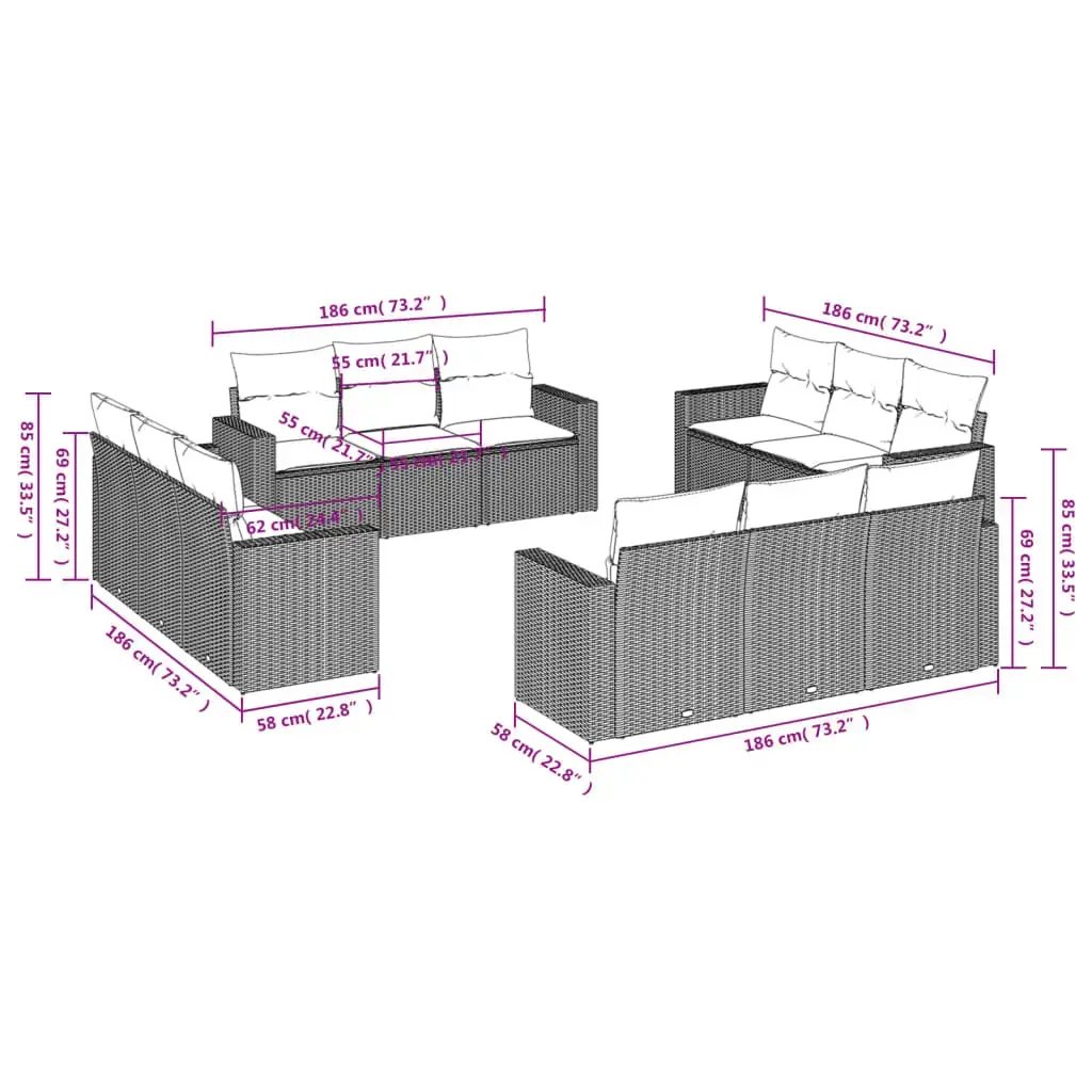 VidaXL 3251120 outdoor bench 3251120 Photo 3