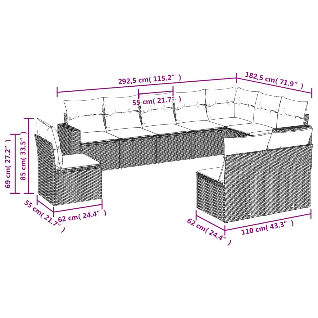 VidaXL 3251460 outdoor bench 3251460 Photo 3