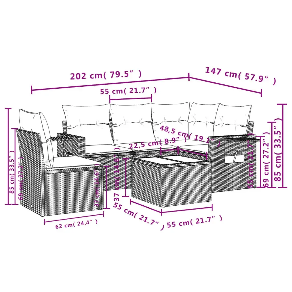 VidaXL 3220182 outdoor furniture set 3220182 Photo 9