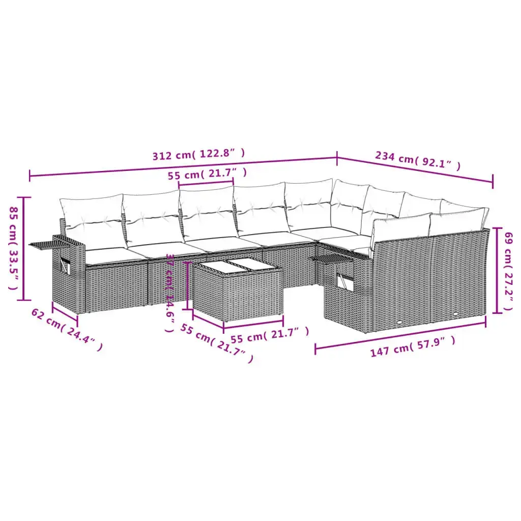 VidaXL 3220652 outdoor furniture set 3220652 Photo 9