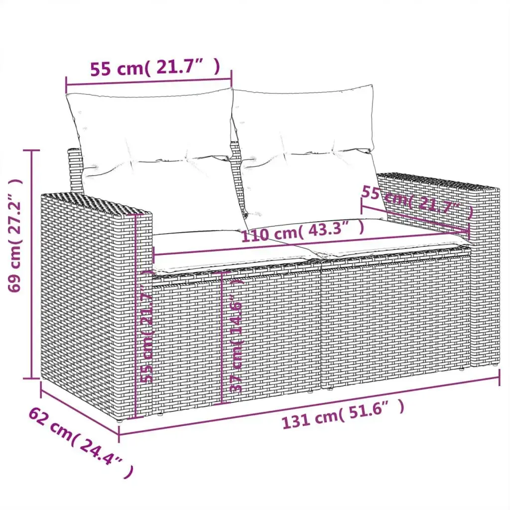 VidaXL 3219473 outdoor furniture set 3219473 Photo 10
