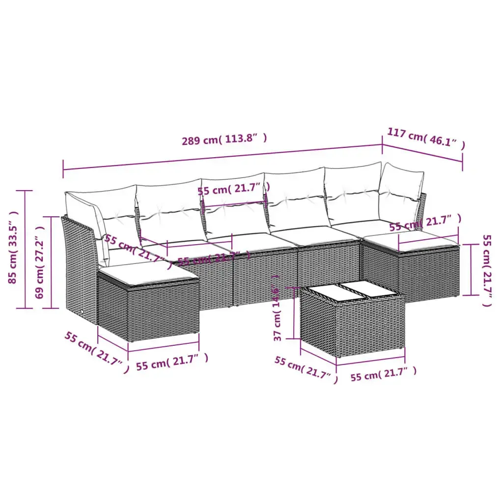 VidaXL 3249882 outdoor furniture set 3249882 Photo 3