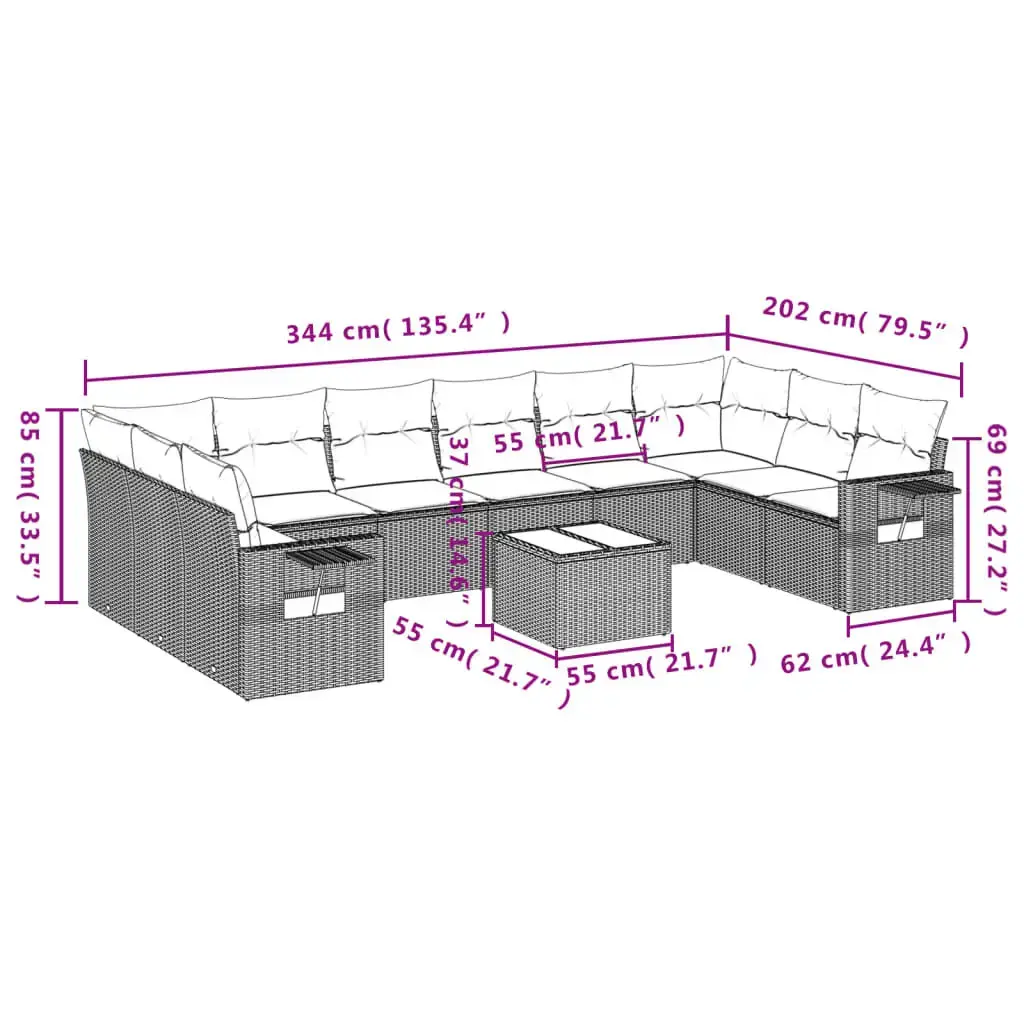 VidaXL 3220682 outdoor furniture set 3220682 Photo 9