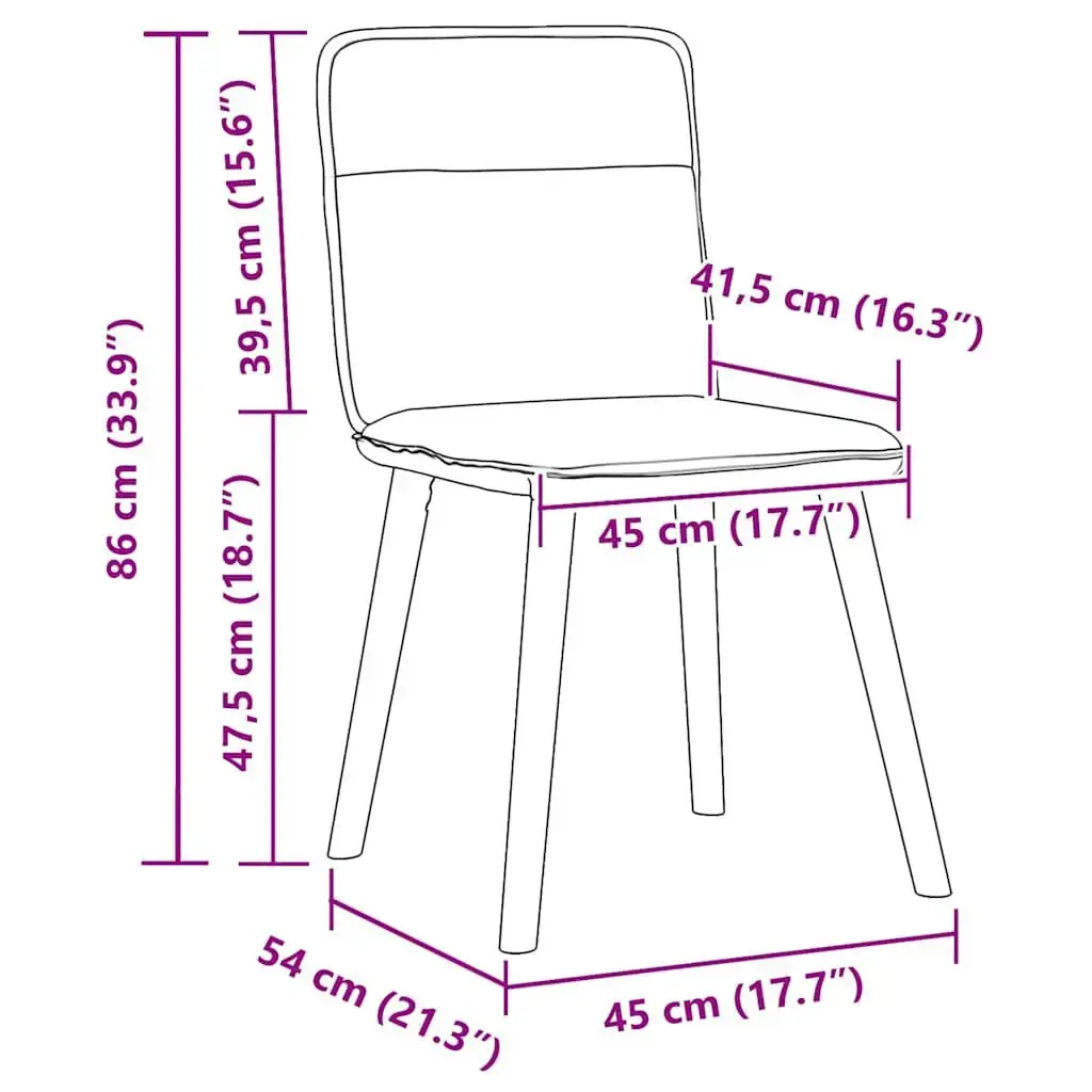 VidaXL 4101228 restaurant/dining chair 4101228 Photo 9