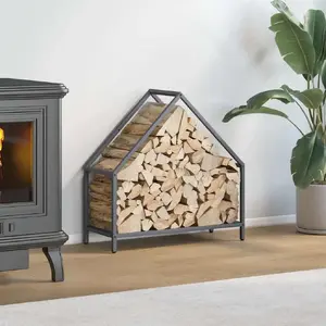 Подставка для дров VidaXL, модель 864305, антрацит, 60 x 25 x 60 см