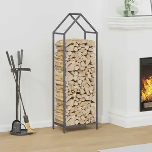 Firewood rack VidaXL 40 x 25 x 120 cm anthracite — VidaXL 864301