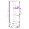 VidaXL 849156 living room bookcase 849156 Photo 9